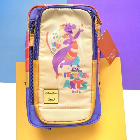 Disney Figment Lug Bag Crossbody Sling Festival of the Arts Epcot Parks - Picture 1 of 13